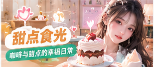 一口甜点，一页午后主题生活影像